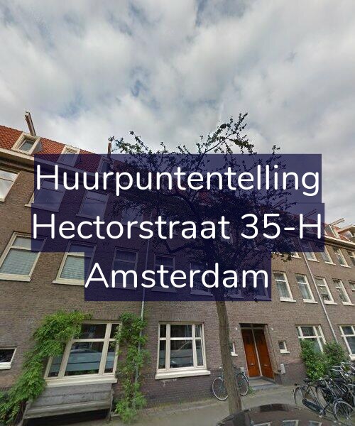 Foto gevel Huurpuntentelling voor Hectorstraat 35-H, Amsterdam