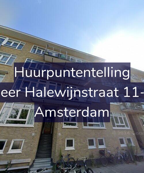 Foto gevel Huurpuntentelling voor Heer Halewijnstraat 11-1, Amsterdam