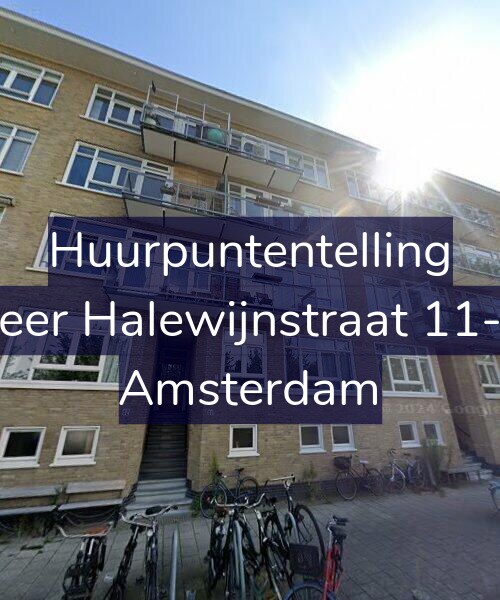 Foto gevel Huurpuntentelling voor Heer Halewijnstraat 11-H, Amsterdam