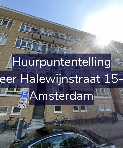 Foto gevel Huurpuntentelling voor Heer Halewijnstraat 15-H, Amsterdam