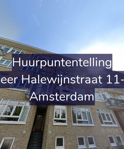 Foto gevel Huurpuntentelling voor Heer Halewijnstraat 11-2, Amsterdam