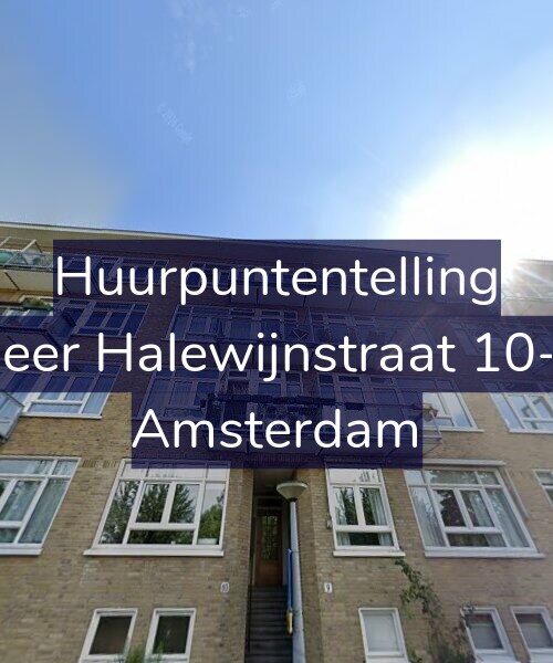 Foto gevel Huurpuntentelling voor Heer Halewijnstraat 10-3, Amsterdam