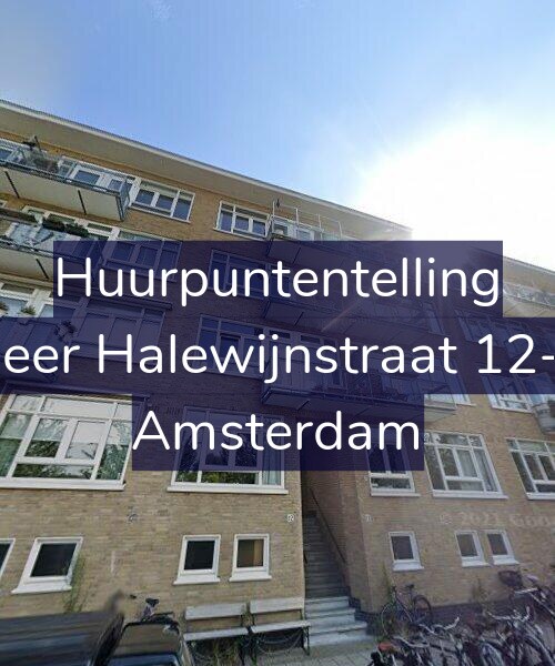 Foto gevel Huurpuntentelling voor Heer Halewijnstraat 12-3, Amsterdam