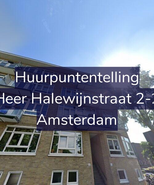 Foto gevel Huurpuntentelling voor Heer Halewijnstraat 2-2, Amsterdam