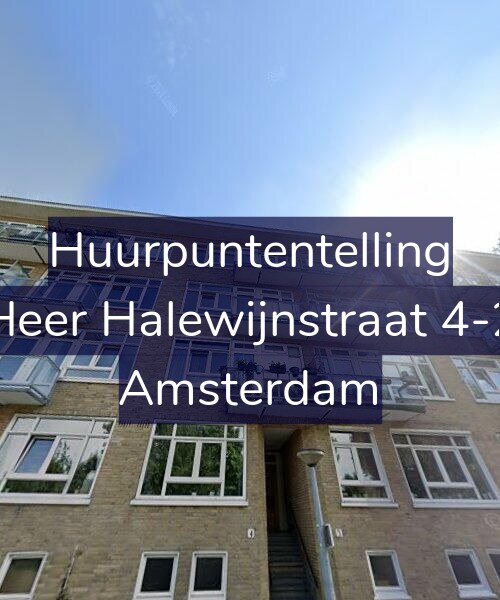 Foto gevel Huurpuntentelling voor Heer Halewijnstraat 4-2, Amsterdam