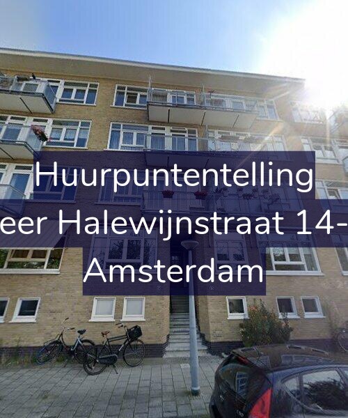 Foto gevel Huurpuntentelling voor Heer Halewijnstraat 14-H, Amsterdam