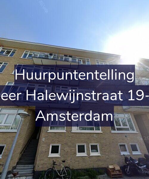 Foto gevel Huurpuntentelling voor Heer Halewijnstraat 19-1, Amsterdam