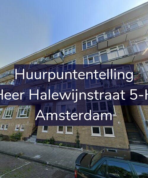 Foto gevel Huurpuntentelling voor Heer Halewijnstraat 5-H, Amsterdam