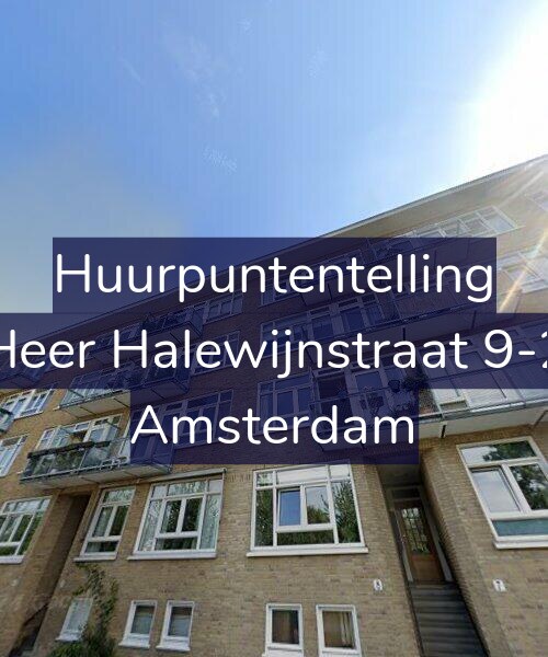 Foto gevel Huurpuntentelling voor Heer Halewijnstraat 9-2, Amsterdam
