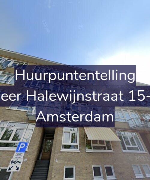 Foto gevel Huurpuntentelling voor Heer Halewijnstraat 15-2, Amsterdam