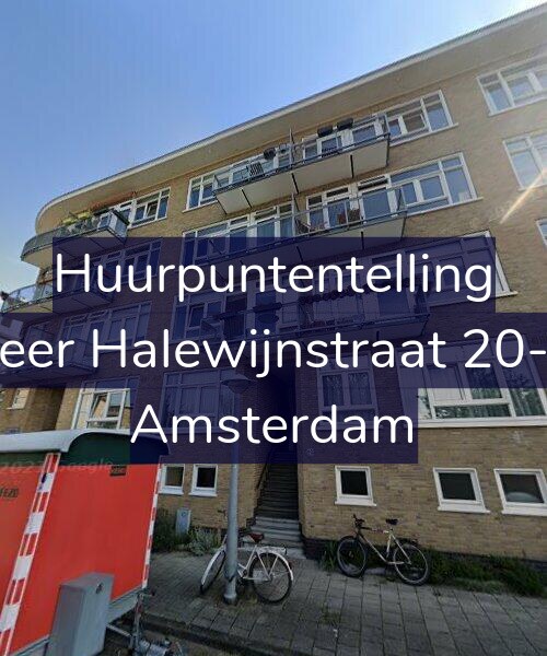 Foto gevel Huurpuntentelling voor Heer Halewijnstraat 20-H, Amsterdam