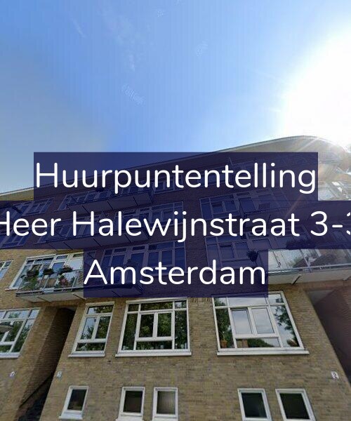 Foto gevel Huurpuntentelling voor Heer Halewijnstraat 3-3, Amsterdam