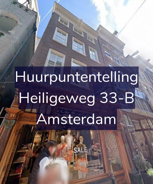 Foto gevel Huurpuntentelling voor Heiligeweg 33-B, Amsterdam