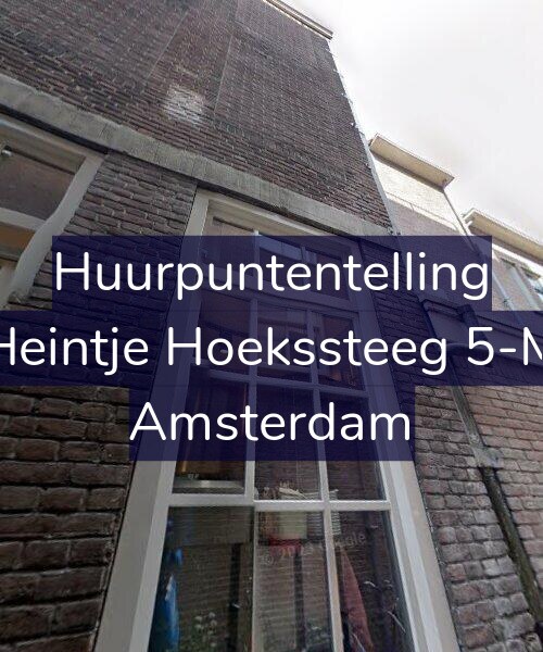 Foto gevel Huurpuntentelling voor Heintje Hoekssteeg 5-M, Amsterdam