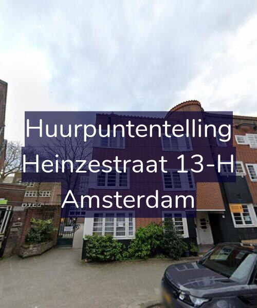 Foto gevel Huurpuntentelling voor Heinzestraat 13-H, Amsterdam