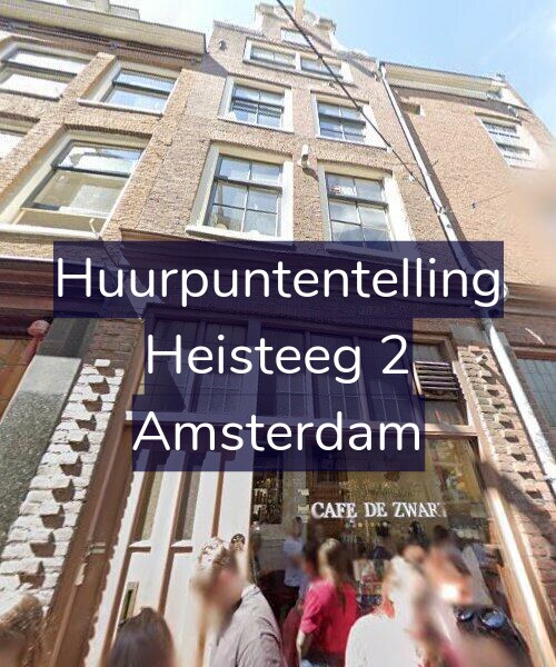 Foto gevel Huurpuntentelling voor Heisteeg 2, Amsterdam