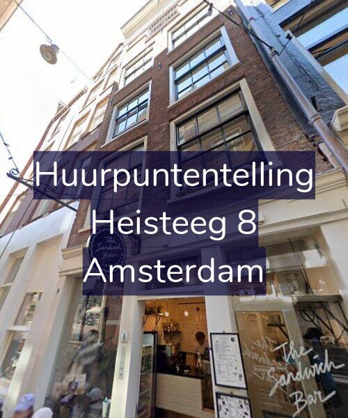 Foto gevel Huurpuntentelling voor Heisteeg 8, Amsterdam