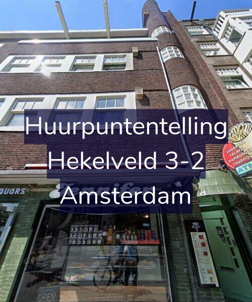 Foto gevel Huurpuntentelling voor Hekelveld 3-2, Amsterdam