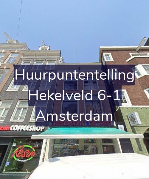 Foto gevel Huurpuntentelling voor Hekelveld 6-1, Amsterdam