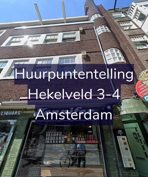 Foto gevel Huurpuntentelling voor Hekelveld 3-4, Amsterdam