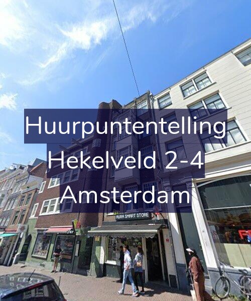 Foto gevel Huurpuntentelling voor Hekelveld 2-4, Amsterdam