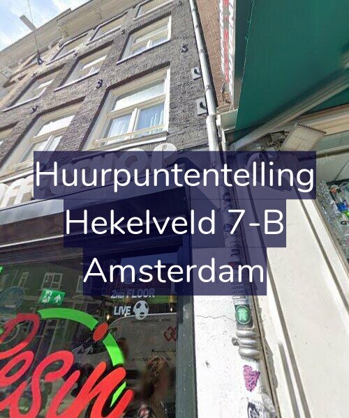 Foto gevel Huurpuntentelling voor Hekelveld 7-B, Amsterdam