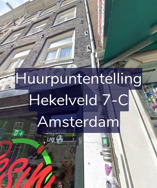 Foto gevel Huurpuntentelling voor Hekelveld 7-C, Amsterdam