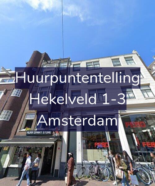 Foto gevel Huurpuntentelling voor Hekelveld 1-3, Amsterdam