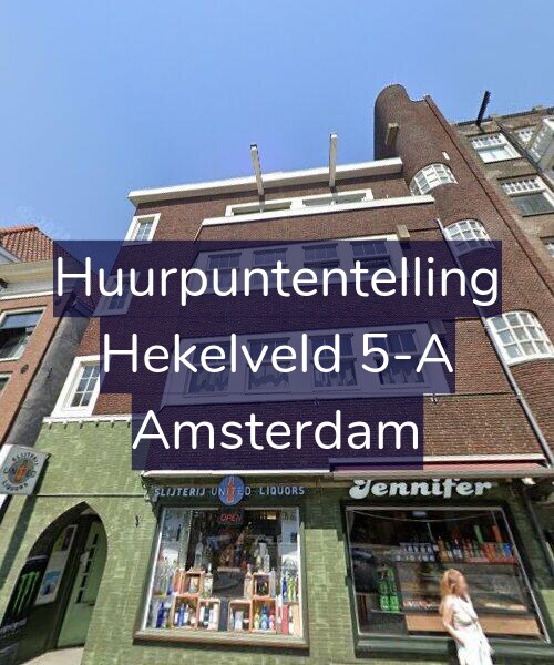 Foto gevel Huurpuntentelling voor Hekelveld 5-A, Amsterdam