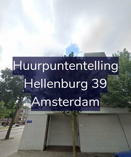 Foto gevel Huurpuntentelling voor Hellenburg 39, Amsterdam