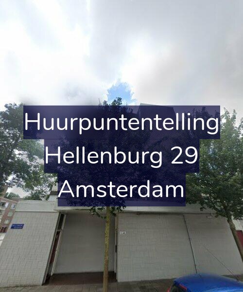 Foto gevel Huurpuntentelling voor Hellenburg 29, Amsterdam