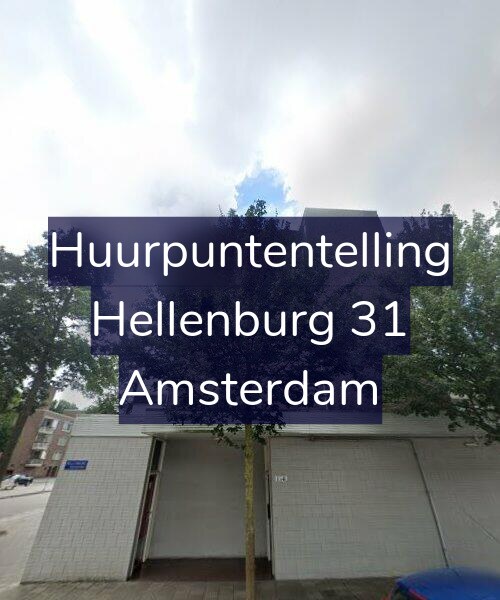 Foto gevel Huurpuntentelling voor Hellenburg 31, Amsterdam