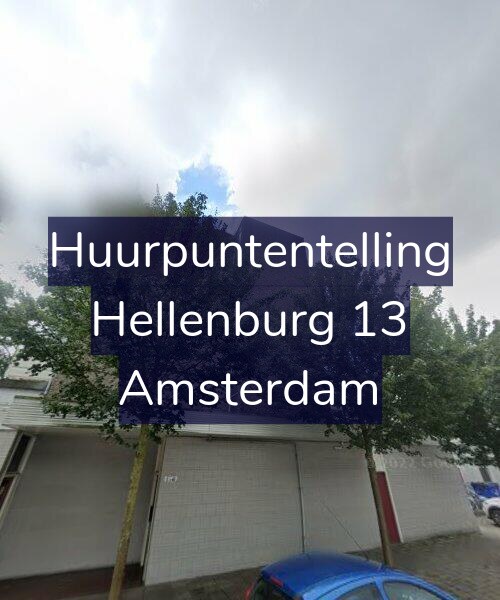 Foto gevel Huurpuntentelling voor Hellenburg 13, Amsterdam