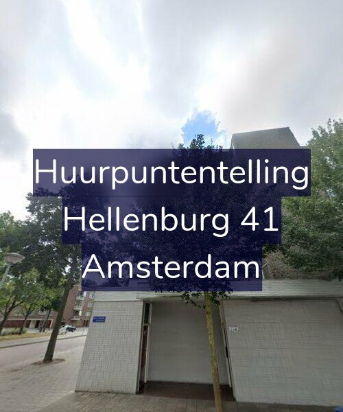 Foto gevel Huurpuntentelling voor Hellenburg 41, Amsterdam