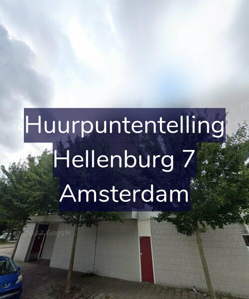 Foto gevel Huurpuntentelling voor Hellenburg 7, Amsterdam