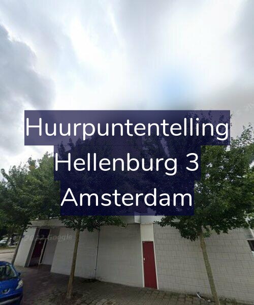 Foto gevel Huurpuntentelling voor Hellenburg 3, Amsterdam