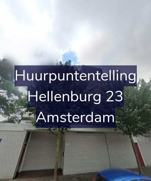 Foto gevel Huurpuntentelling voor Hellenburg 23, Amsterdam