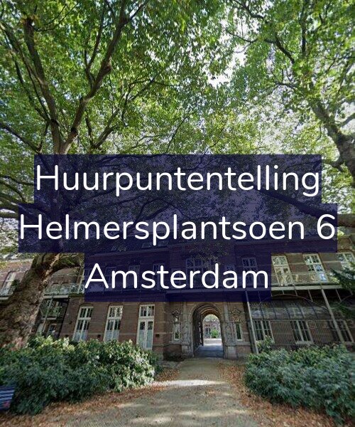 Foto gevel Huurpuntentelling voor Helmersplantsoen 6, Amsterdam