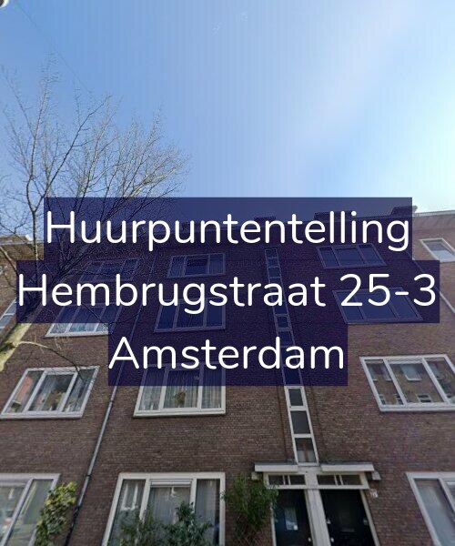 Foto gevel Huurpuntentelling voor Hembrugstraat 25-3, Amsterdam