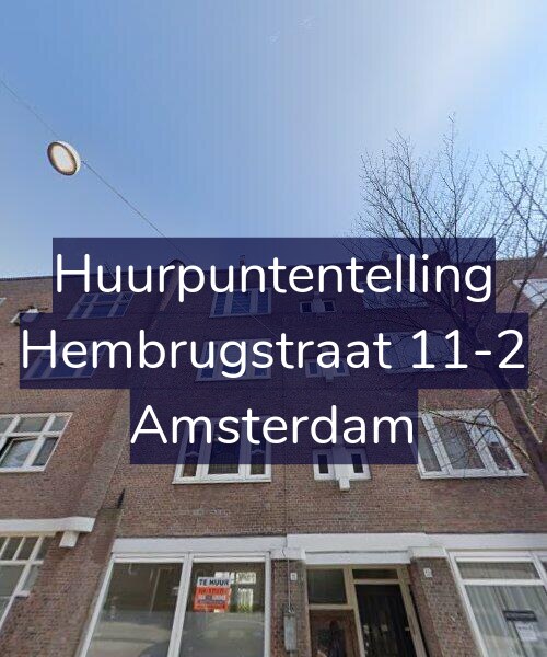 Foto gevel Huurpuntentelling voor Hembrugstraat 11-2, Amsterdam