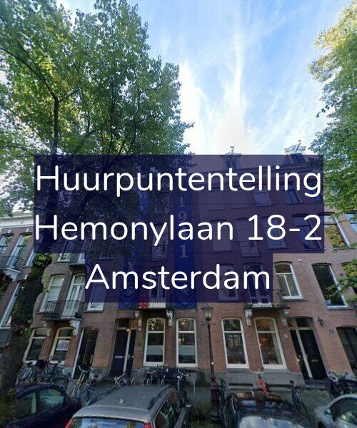 Foto gevel Huurpuntentelling voor Hemonylaan 18-2, Amsterdam