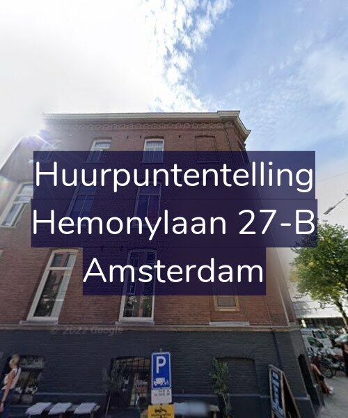 Foto gevel Huurpuntentelling voor Hemonylaan 27-B, Amsterdam