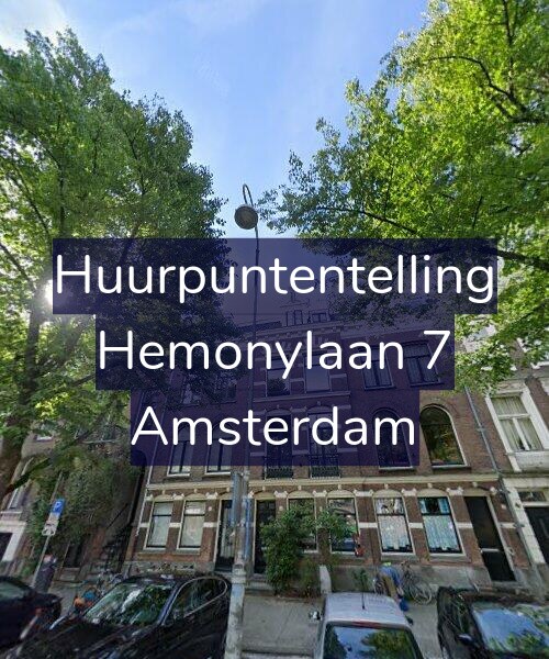 Foto gevel Huurpuntentelling voor Hemonylaan 7, Amsterdam