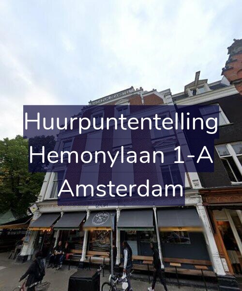 Foto gevel Huurpuntentelling voor Hemonylaan 1-A, Amsterdam