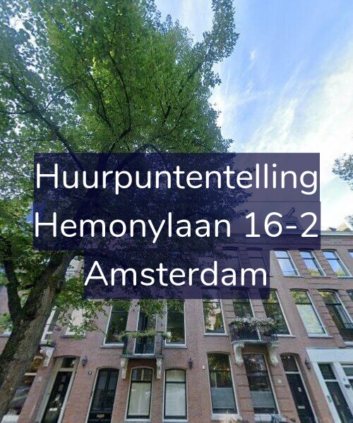 Foto gevel Huurpuntentelling voor Hemonylaan 16-2, Amsterdam