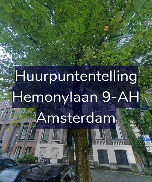 Foto gevel Huurpuntentelling voor Hemonylaan 9-AH, Amsterdam