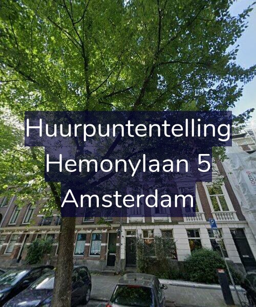 Foto gevel Huurpuntentelling voor Hemonylaan 5, Amsterdam