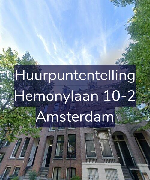 Foto gevel Huurpuntentelling voor Hemonylaan 10-2, Amsterdam