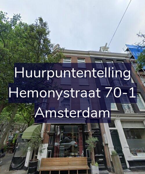 Foto gevel Huurpuntentelling voor Hemonystraat 70-1, Amsterdam
