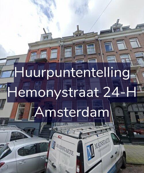 Foto gevel Huurpuntentelling voor Hemonystraat 24-H, Amsterdam